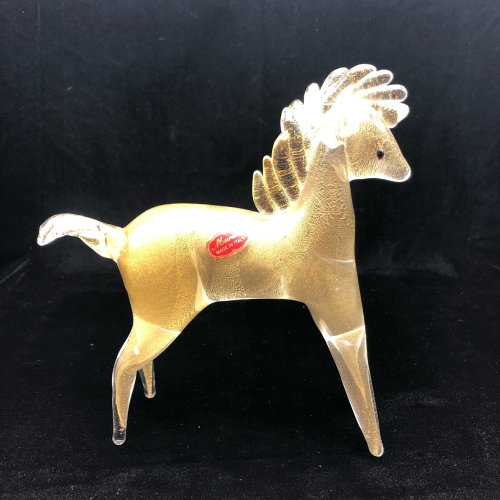 Murano Salviati Gold Foal Rare